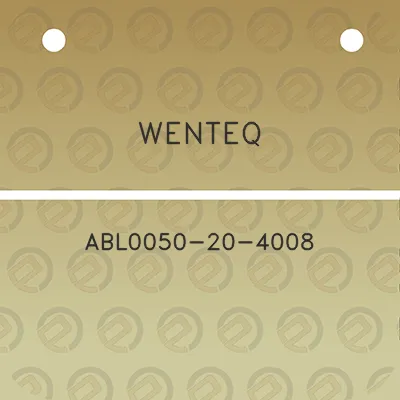 wenteq-abl0050-20-4008