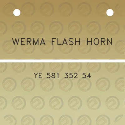 werma-flash-horn-ye-581-352-54