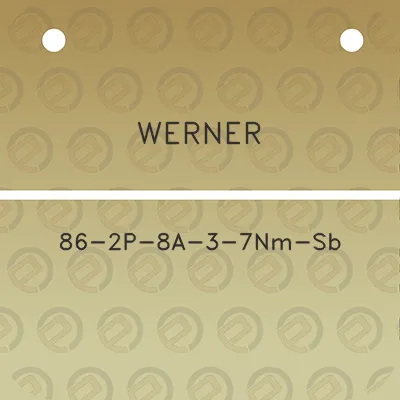 werner-86-2p-8a-3-7nm-sb