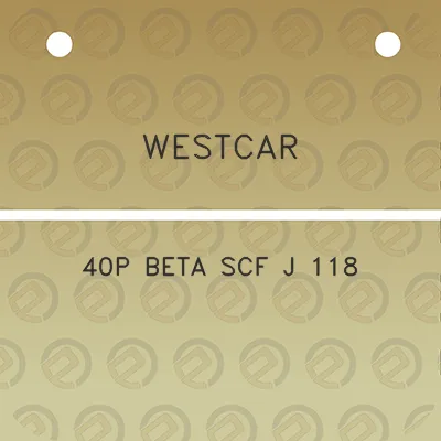 westcar-40p-beta-scf-j-118