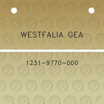 westfalia-gea-1231-9770-000