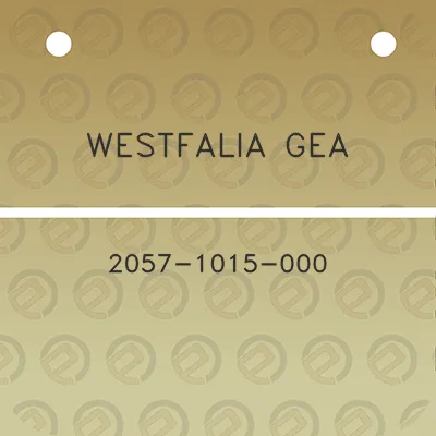 westfalia-gea-2057-1015-000