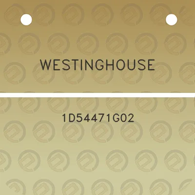 westinghouse-1d54471g02