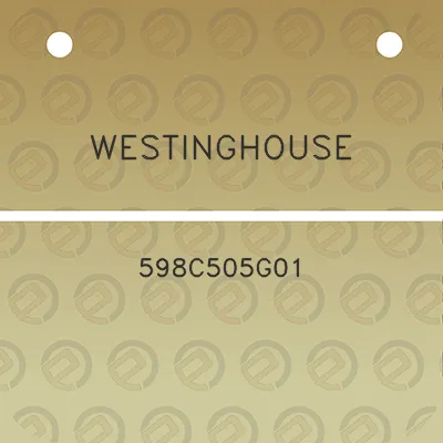 westinghouse-598c505g01