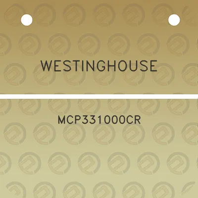 westinghouse-mcp331000cr