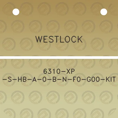 westlock-6310-xp-s-hb-a-0-b-n-f0-g00-kit