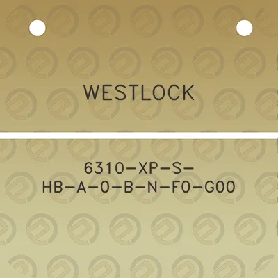 westlock-6310-xp-s-hb-a-0-b-n-f0-g00