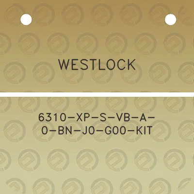 westlock-6310-xp-s-vb-a-0-bn-j0-g00-kit