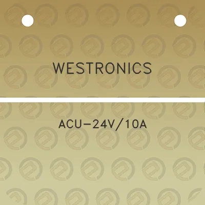 westronics-acu-24v10a