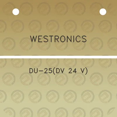 westronics-du-25dv-24-v