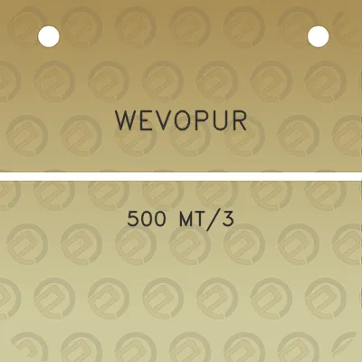 wevopur-500-mt3