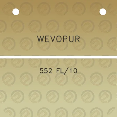 wevopur-552-fl10