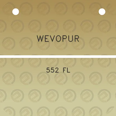 wevopur-552-fl