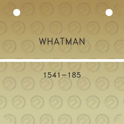 whatman-1541-185