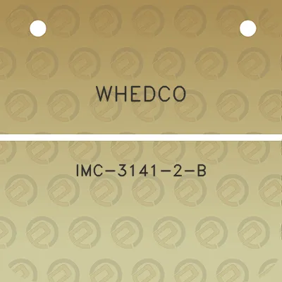 whedco-imc-3141-2-b