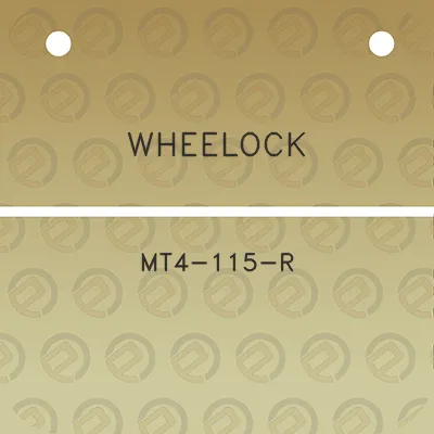 wheelock-mt4-115-r