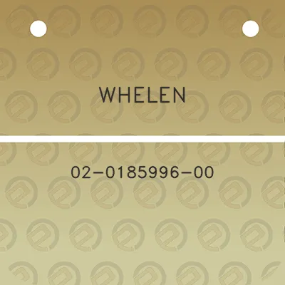 whelen-02-0185996-00