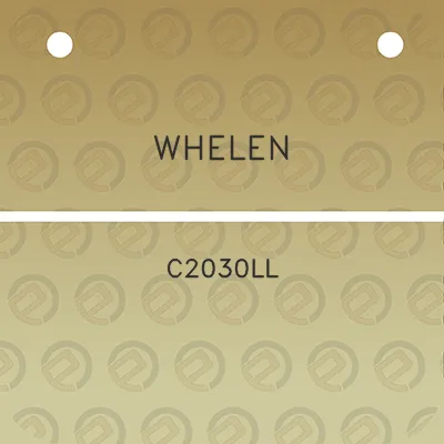 whelen-c2030ll