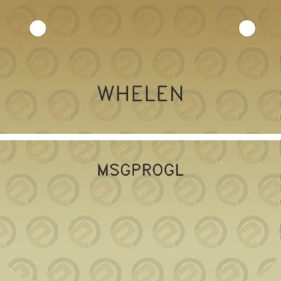 whelen-msgprogl