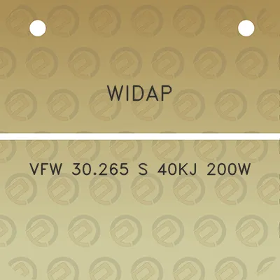 widap-vfw-30265-s-40kj-200w