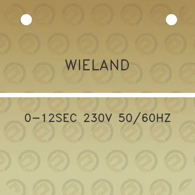 wieland-0-12sec-230v-5060hz