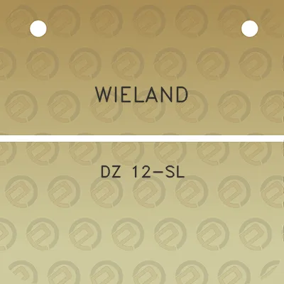 wieland-dz-12-sl