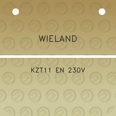 wieland-kzt11-en-230v