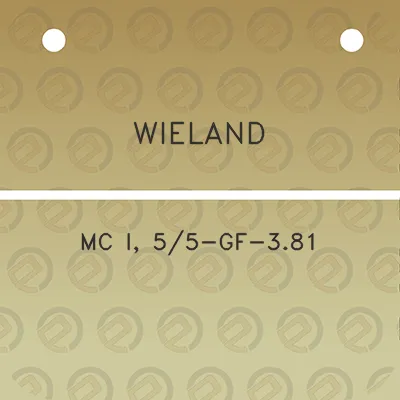 wieland-mc-l-55-gf-381