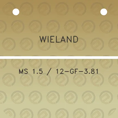 wieland-ms-15-12-gf-381