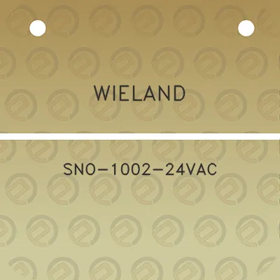 wieland-sno-1002-24vac