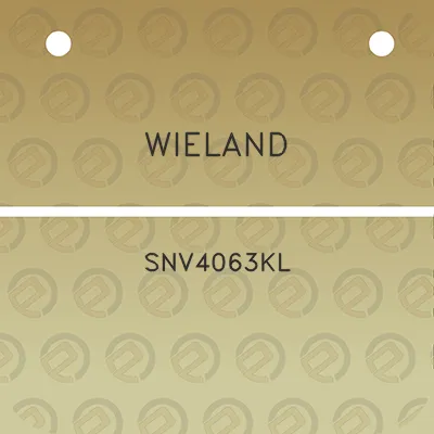 wieland-snv4063kl