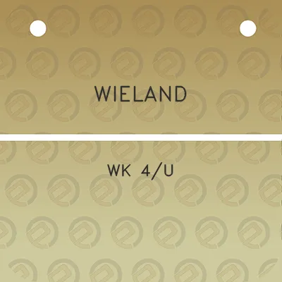 wieland-wk-4u