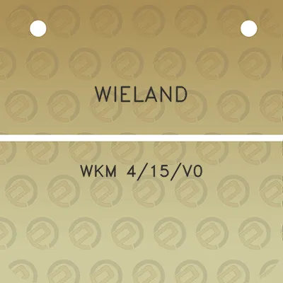 wieland-wkm-415v0