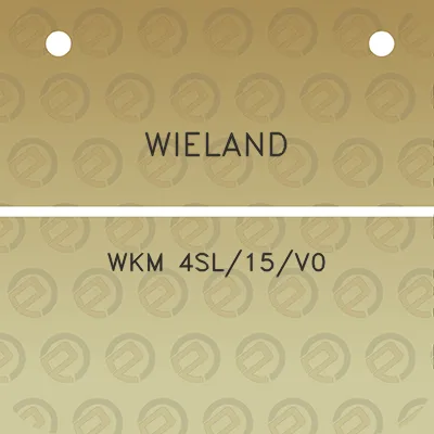 wieland-wkm-4sl15v0