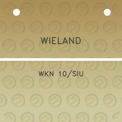 wieland-wkn-10siu