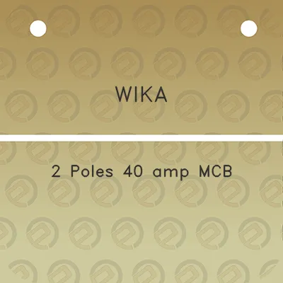 wika-2-poles-40-amp-mcb