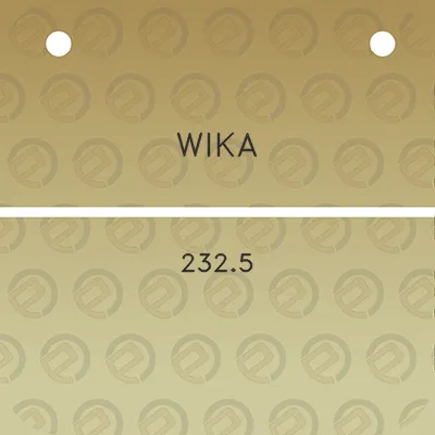 wika-2325