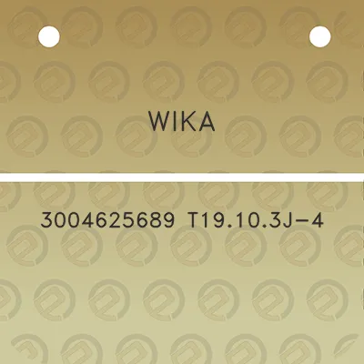 wika-3004625689-t19103j-4