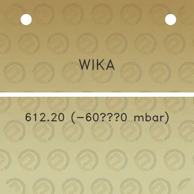 wika-61220-600-mbar