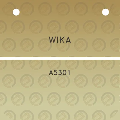 wika-a5301