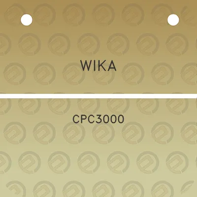 wika-cpc3000