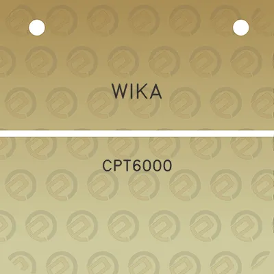 wika-cpt6000