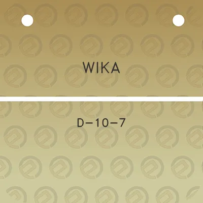 wika-d-10-7