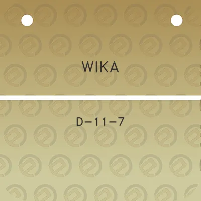 wika-d-11-7