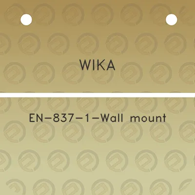 wika-en-837-1-wall-mount