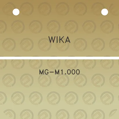 wika-mg-m1000