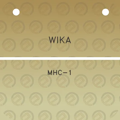 wika-mhc-1