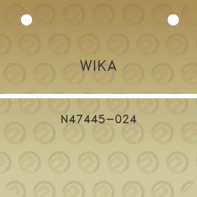 wika-n47445-024