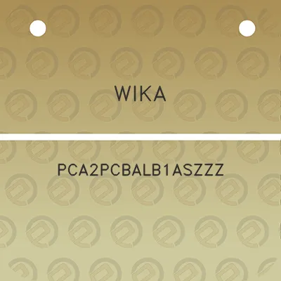 wika-pca2pcbalb1aszzz