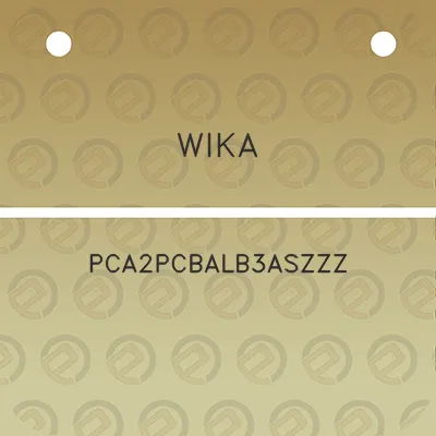 wika-pca2pcbalb3aszzz